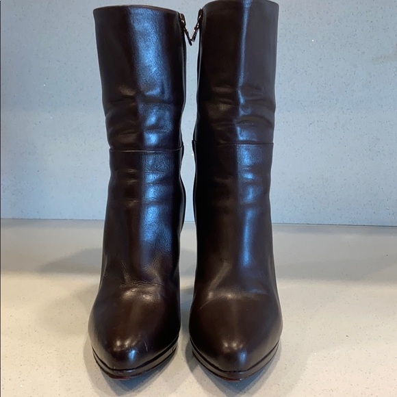 Prada Midi-Boots Brown Leather Like Butter - Picture 2 of 8